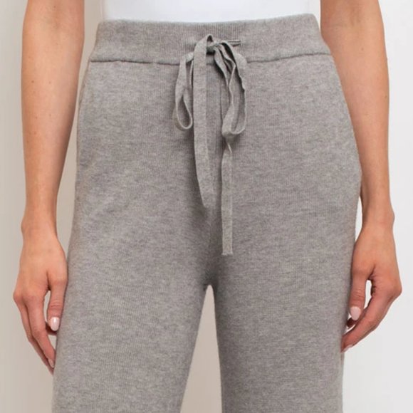 CASUAL DOLLZ STRIPED WIDE LEG PANTS - GRAY - Picture 3 of 4